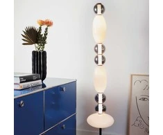 Ideal Lux 58W LED pastatomas šviestuvas LUMIERE, baltos/juodos sp., 3000K, 314198