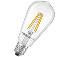 Osram 5,9W LED lemputė RETROFIT CLASSIC ST, E27, ST64, skaidri, 300°, 2700K