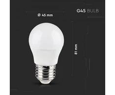 5W išmani lemputė V-TAC, E27, RGB + 2700K-6400K
