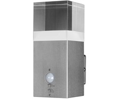 Ledvance 5W LED fasado šviestuvas ENDURA STYLE CRYSTAL, plieno sp., 3000K, su sensorium