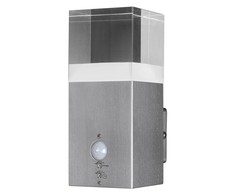 Ledvance 5W LED fasado šviestuvas ENDURA STYLE CRYSTAL, plieno sp., 3000K, su sensorium