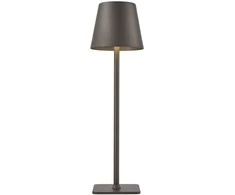 Lubinis šviestuvas 5W LED įkraunamas stalo šviestuvas ATLIS, pilkos/grafito sp., 3000/6500K, IP54, su USB jungtimi