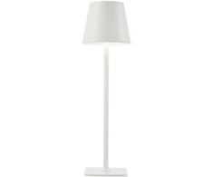 Lubinis šviestuvas 5W LED įkraunamas stalo šviestuvas ATLIS, baltas, 3000/6500K, IP54, su USB jungtimi