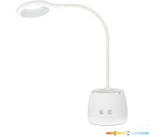 Bikuva.lt 5W LED įkraunamas stalo šviestuvas LUSIA, baltas, 3000/4000K, dimeriuojamas