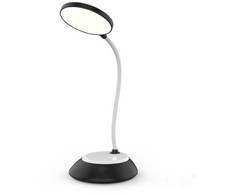 5W LED įkraunamas stalo šviestuvas VISUA DESK, juodas, 3000-5000K, dimeriuojamas