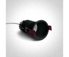 5W LED įleidžiamas šviestuvas, juodas, 3000K, 10105FD/B/W