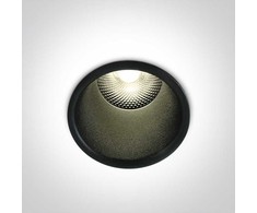 5W LED įleidžiamas šviestuvas, juodas, 3000K, 10105FD/B/W