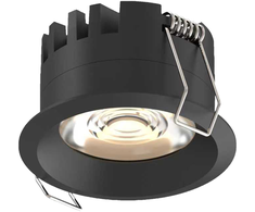 5W LED įleidžiamas šviestuvas SHORT, juodas, 3000/4000K, dimeriuojamas, IP40, E4018070NDP