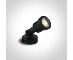 5W LED įsmeigiamas sodo šviestuvas, juodas, 3000K, 7070/W
