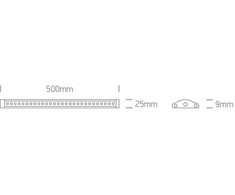 5W LED lentynų šviestuvas, 3000K, 38105/W