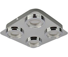 5W LED lubinis šviestuvas AURORE, chromo sp./skaidrus, 3000K