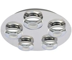 5W LED lubinis šviestuvas ELIAS, chromo sp., 3000K