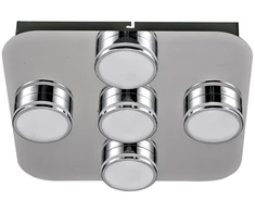 5W LED lubinis šviestuvas MARCEL, matinės chromo sp., 3000K