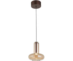5W LED pakabinamas šviestuvas CAROTE, vario/gintaro sp., 3000K