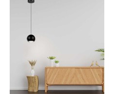 V-tac 5W LED pakabinamas šviestuvas, juodas, 3000K