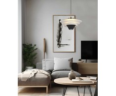 Viokef 5W LED pakabinamas šviestuvas MANLEY, juodos/baltos sp., 3000K, 4308600