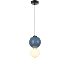 5W LED pakabinamas šviestuvas PIEVE, mėlynos/matinės baltos sp., 3000K