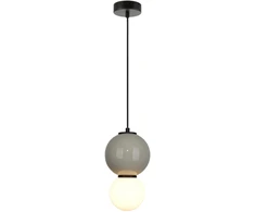 5W LED pakabinamas šviestuvas PIEVE, pilkos/matinės baltos sp., 3000K