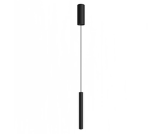5W LED pakabinamas šviestuvas PIPE SLIM, juodas, 4000K, C3986110N