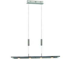 5W LED pakabinamas šviestuvas SAVIO, chromo/juodos sp., 3000K, dimeriuojamas