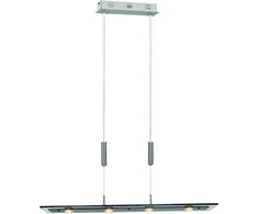 5W LED pakabinamas šviestuvas SAVIO, chromo/juodos sp., 3000K, dimeriuojamas