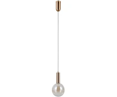 5W LED pakabinamas šviestuvas STRELA, aukso/gintaro sp., 3000K