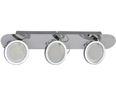 Lubinis šviestuvas 5W LED paviršinis šviestuvas ALESSIO, chromo sp./skaidrus, 3000K