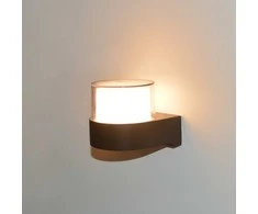 Sieninis šviestuvas 5W LED sieninis fasado šviestuvas MARTI, juodas, 3000K