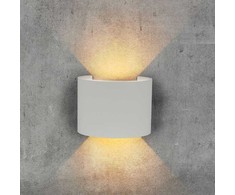 Sieninis šviestuvas V-tac 5W LED sieninis fasado šviestuvas, pilkas, 4000K, šviečia į viršų ir į apačią