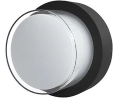 Sieninis šviestuvas 5W LED sieninis fasado šviestuvas ROSTA, juodas, 3000K