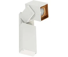 Lubinis šviestuvas 5W LED sieninis šviestuvas ARAVENA, baltos/aukso sp., 3000K