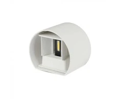 V-tac 5W LED sieninis šviestuvas, baltas, 3000K
