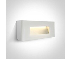 5W LED sieninis šviestuvas, baltas, 3000K, 67076A/W/W