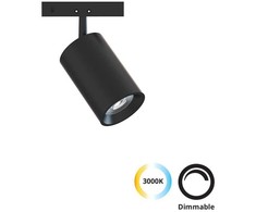 5W LED šviestuvas į magnetinius bėgelius MICRO MAGNETIC, juodas, 3000K, dimeriuojamas, 4315600
