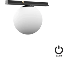 5W LED šviestuvas į magnetinius bėgelius SLIM MAGNETIC, baltos/juodos sp., 3000K, 4344500