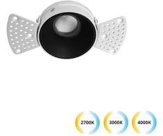 Bikuvalt Šviestuvas ALEA 3914-110B-3-S-38 Juodas, 3000K