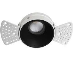 Bikuvalt 5W LED užglaistomas šviestuvas ALEA, juodas, 3000K, 3914-110B-3-S-38