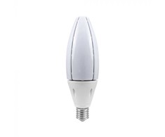 60W LED lemputė, E40, balta, 6500K, 300°