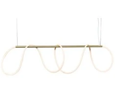 Bikuvalt 60W LED pakabinamas šviestuvas, aukso sp., 3000K, 19254