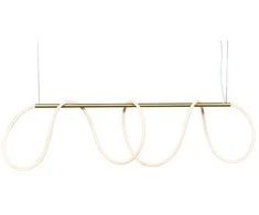 60W LED pakabinamas šviestuvas, aukso sp., 3000K, 19254