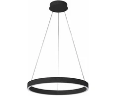 Italux 60W LED pakabinamas šviestuvas BRASCO DOWN, juodas, 3000/4000K, dimeriuojamas
