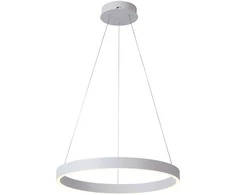 Italux 60W LED pakabinamas šviestuvas BRASCO DOWN, baltas, 3000/4000K, dimeriuojamas