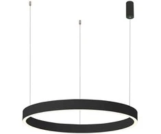 Italux 60W LED pakabinamas šviestuvas BRASCO DOWN, juodas, 3000/4000K, dimeriuojamas