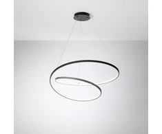 60W LED pakabinamas šviestuvas LIEVE, juodas, CCT