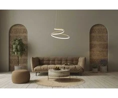 60W LED pakabinamas šviestuvas LORILA, aukso sp., 3000/4000/6000K
