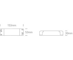 33-55W LED panelių maitinimo šaltinis, 1300mA, 89060
