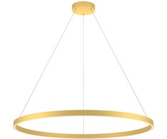 62W LED pakabinamas šviestuvas FEBE, matinės aukso sp., 3000K, dimeriuojamas, 01-2877
