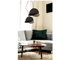 Viokef 6,3W LED pakabinamas šviestuvas ALADIN, juodas, 3000K, 4280300
