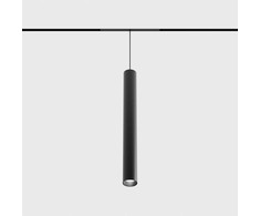 6,3W LED pakabinamas šviestuvas TUB S P 300 į magnetinę sistemą MICRO_LINE, juodas, 3000K, 36°