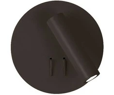 Bikuvalt 6+3W LED sieninis šviestuvas MOBY, juodas, 3000K, 4188201